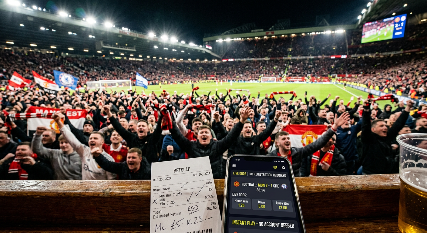 Wedden zonder registratie: Sportwedstrijden en meer - casino zonder registratie